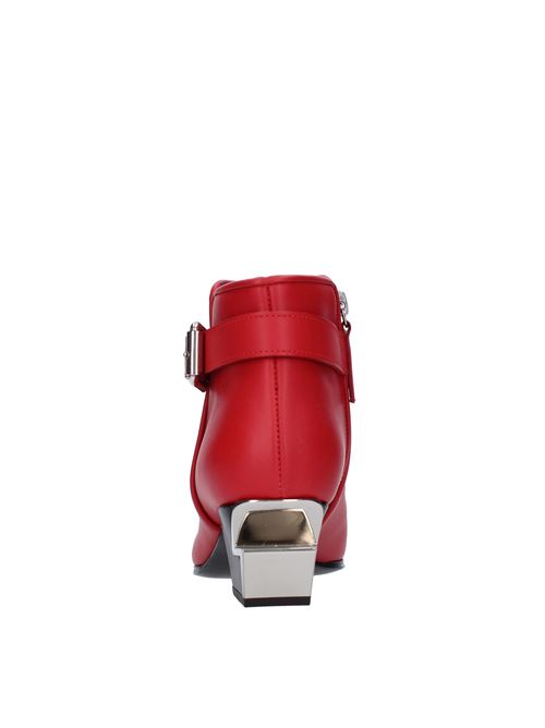 Leather ankle boots with buckle GIUSEPPE ZANOTTI | I870081ROSSO