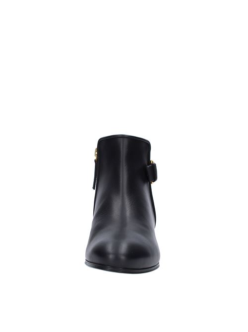 Leather ankle boots with buckle GIUSEPPE ZANOTTI | I870081THUNGNERO