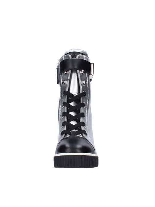 Leather ankle boots GIUSEPPE ZANOTTI | RW00067ARGENTO