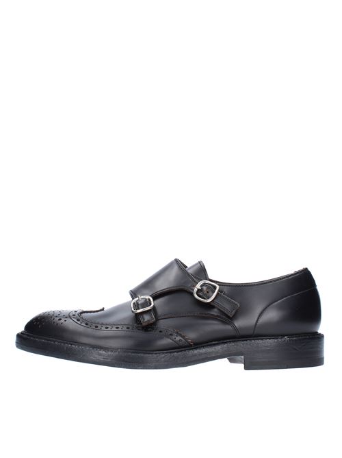 Double leather buckle GREEN GEORGE | 7069NERO