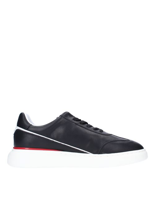 Leather sneakers GUARDIANI | AGM001702NERO ROSSO