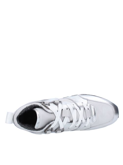 Leather and suede sneakers JANET & JANET | 02052ARGENTOARGENTO