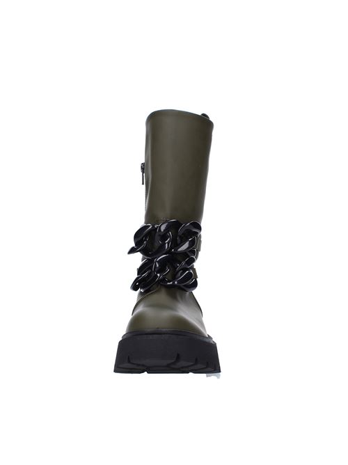 Leather ankle boots JANET & JANET | 02257MILITAREVERDE