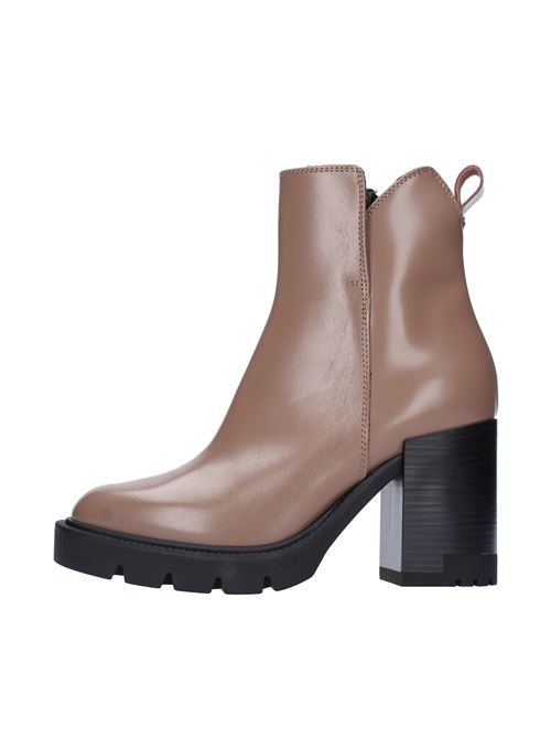 Leather ankle boots JANET & JANET | 02351NOCCIOLAMARRONE
