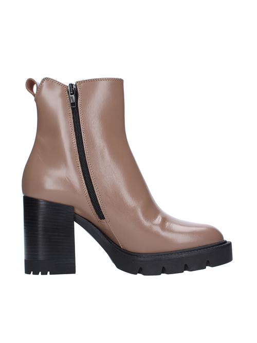 Leather ankle boots JANET & JANET | 02351NOCCIOLAMARRONE