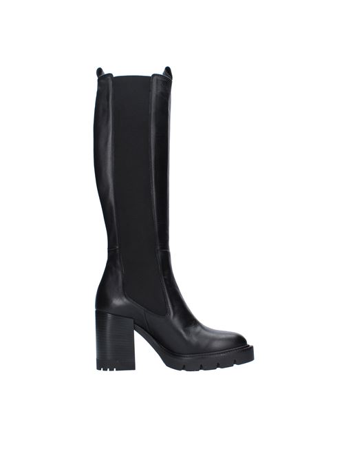 Leather and fabric boots JANET & JANET | 02353NERO