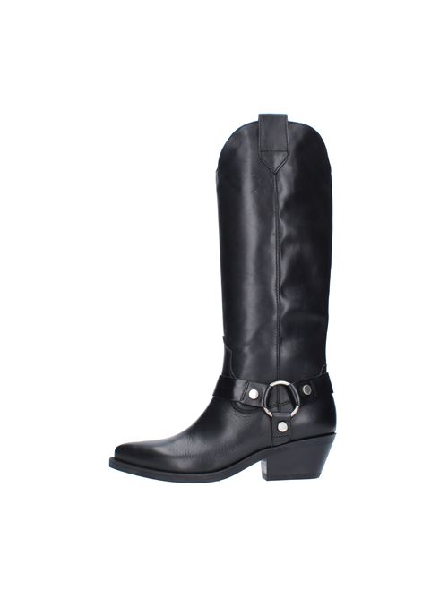 Leather Texan boots JANET & JANET | 44211SNERO