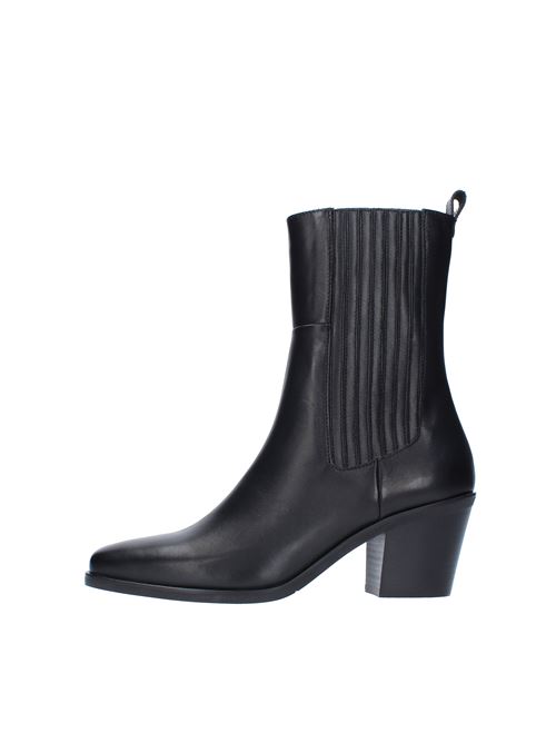 Leather ankle boots JANET & JANET | 44257NERO