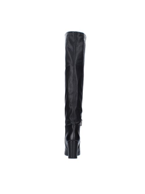 Leather thigh-high boots JANET & JANET | 46403NERO