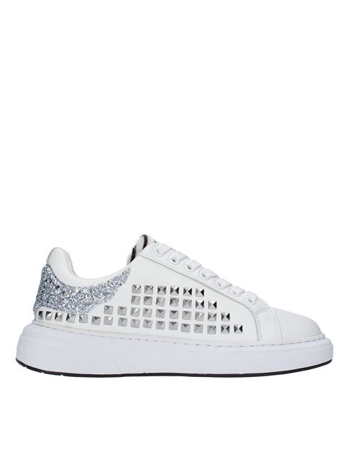 Sneakers in leather and other materials JOHN RICHMOND | 12318/CP ABIANCO