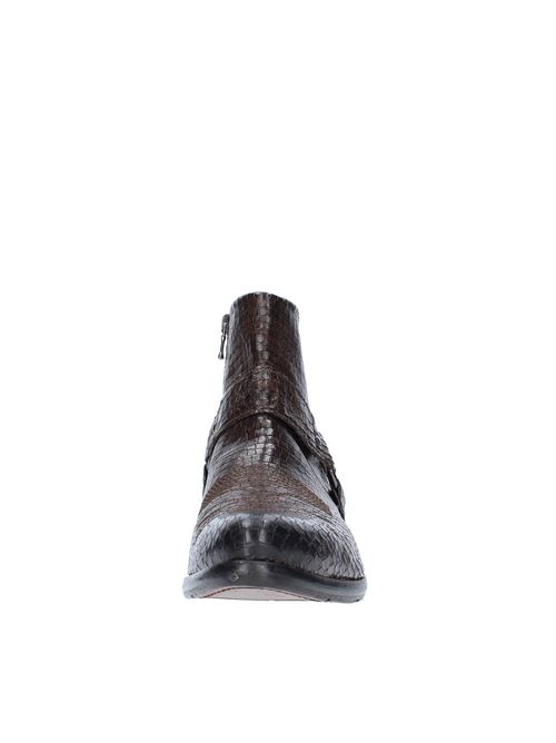 Leather ankle boots JP/DAVID | 37574/1 COCUTMARRONE TAUPE