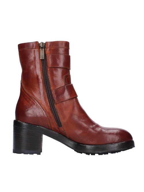 Leather ankle boots LA BOTTEGA DI LISA | 4223MARRONE CUOIO