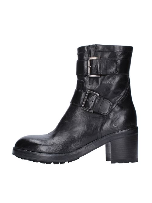 Leather ankle boots LA BOTTEGA DI LISA | 4223NOFINNERONERO