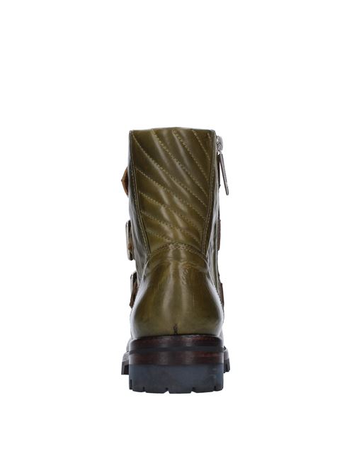 Leather ankle boots LA BOTTEGA DI LISA | 4703VERDE OLIVA
