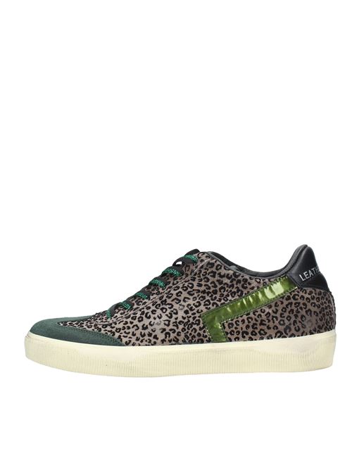 sneakers leather crown LEATHER CROWN | VF1863_LEATLEOPARDATO