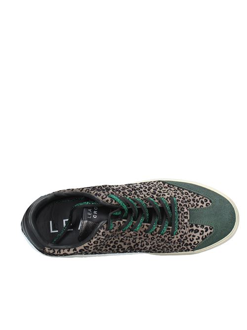 sneakers leather crown LEATHER CROWN | VF1863_LEATLEOPARDATO