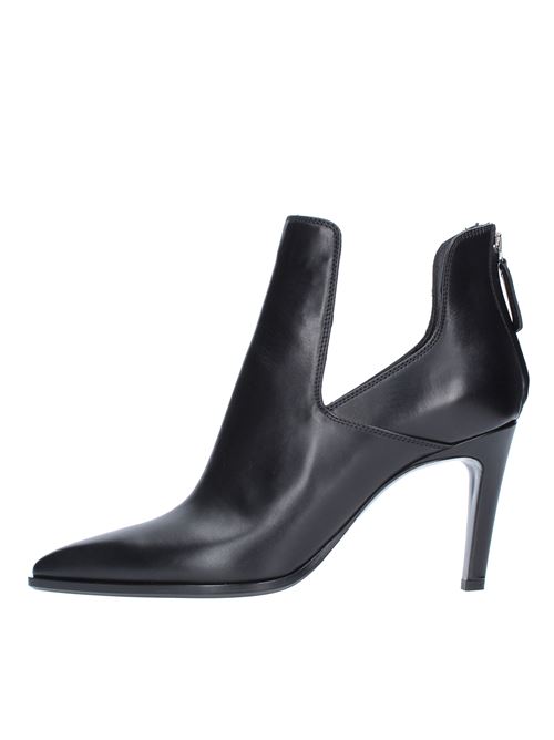 Leather ankle boots LELLA BALDI | LT184NERO