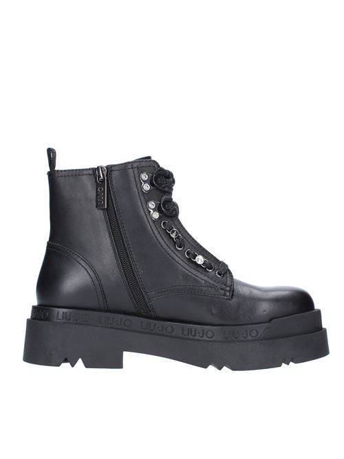 Leather ankle boots LIU JO | SF1061NERO
