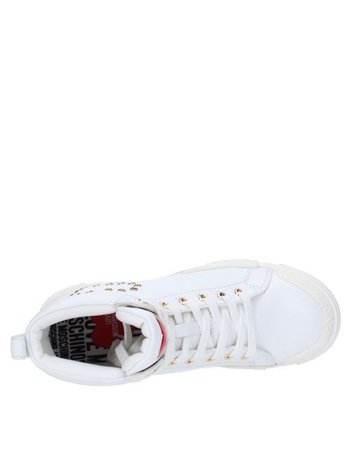 Sneakers in pelle ed altre materie LOVE MOSCHINO | 15465BIANCO