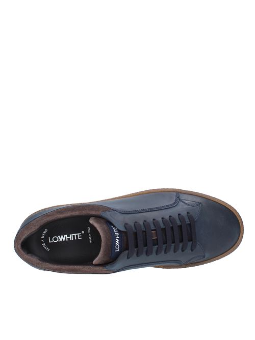 Leather sneakers LO.WHITE | 30050BLU