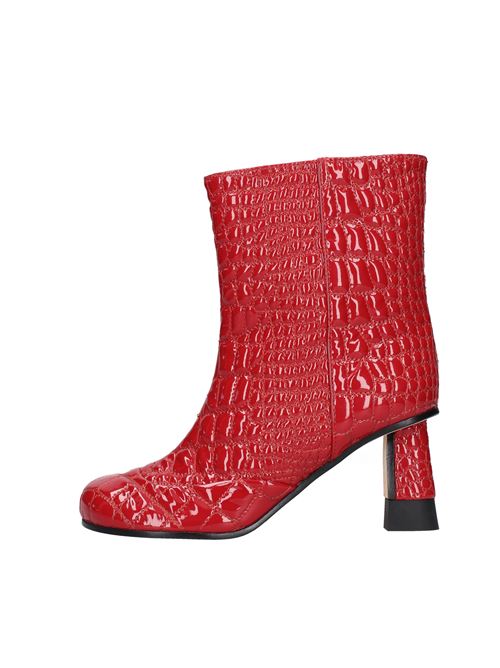 Ankle and ankle boots Red MARCO DE VINCENZO | VF1082_MARCROSSO
