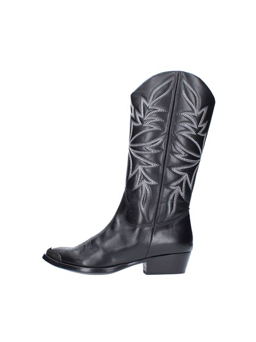 Leather Texan boots MATERIA PRIMA | D4M7630P03NERO