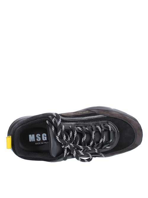 Sneakers in camoscio e pelle MSGM | 2940MS211NERO