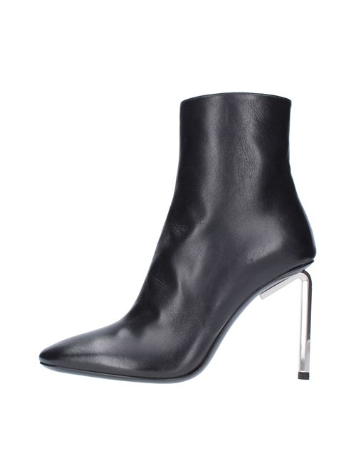 Leather ankle boots OFF-WHITE | OWID003NERO