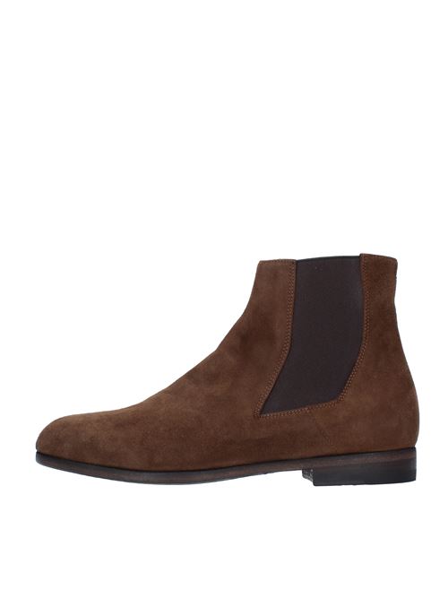 Beatles ankle boots in suede and fabric PANTANETTI | 14752BMARRONE TABACCO