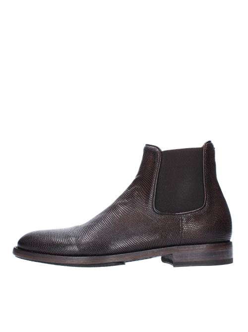 Leather ankle boots PANTANETTI | 15892GMARRONE