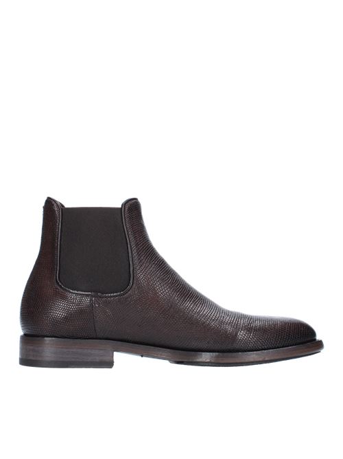 Leather ankle boots PANTANETTI | 15892GMARRONE
