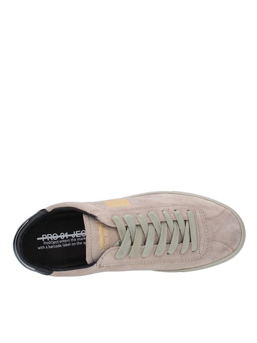 Suede sneakers PROJECT01 | P1LM SGMARRONE SABBIA