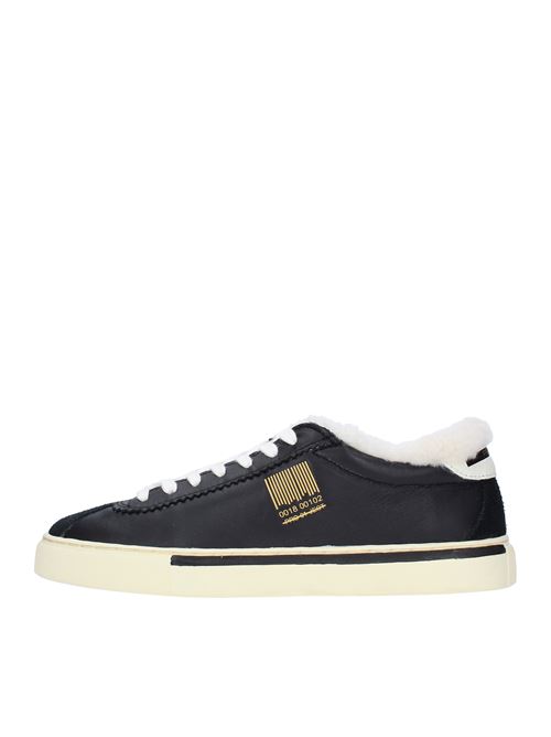Leather, suede and eco-fur sneakers PRO 01 JECT | P1LW GFBIANCO NERO-PANNA