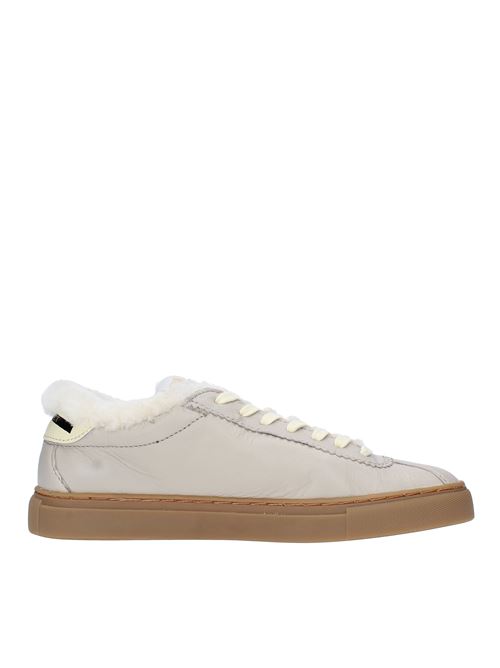 Leather, suede and eco-fur sneakers PRO 01 JECT | P1LW GFGRIGIO AVORIO