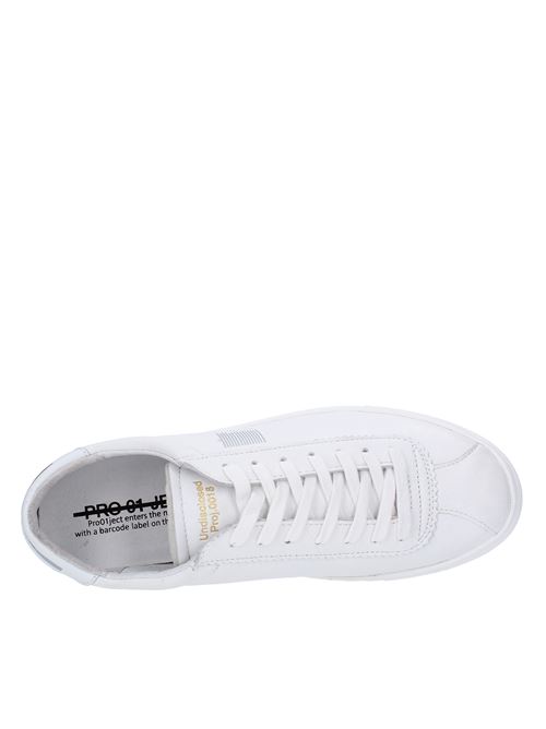 Leather sneakers PRO 01 JECT | P1LW GGBIANCO ARGENTO