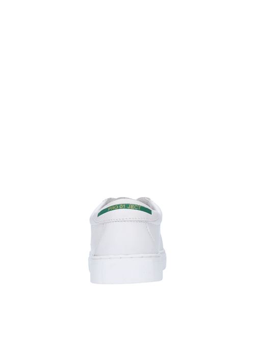 Leather sneakers PRO 01 JECT | P1LW GGBIANCO VERDE