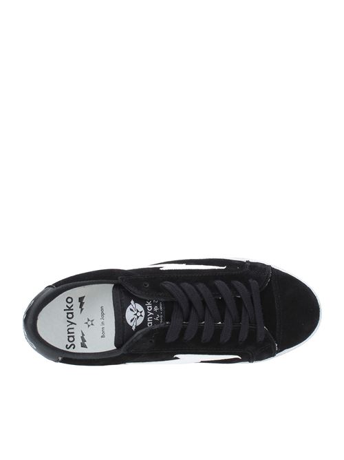 Suede and fabric sneakers SANYAKO | THUP020NERO