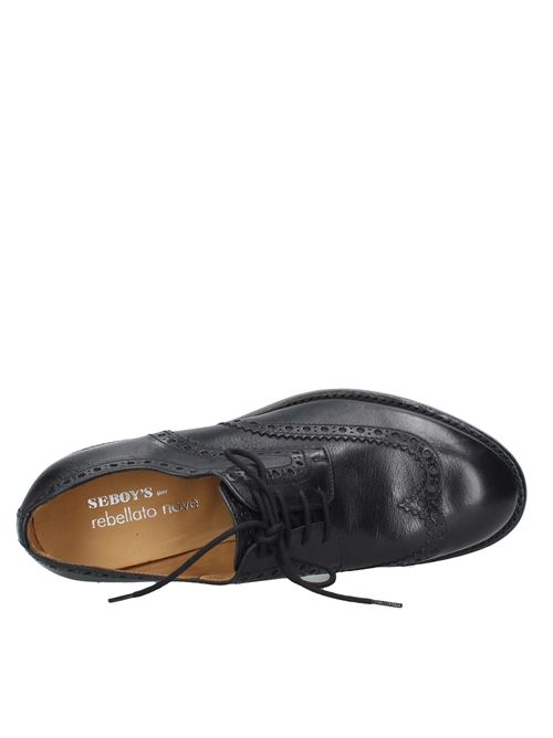Laced shoes Black SEBOY'S | VF1696_SEBONERO
