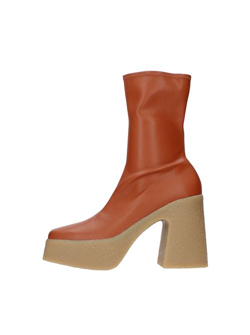 Eco-leather ankle boots STELLA MC CARTNEY | 800252.W1ILO 2530MARRONE