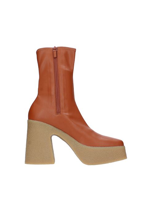 Eco-leather ankle boots STELLA MC CARTNEY | 800252.W1ILO 2530MARRONE