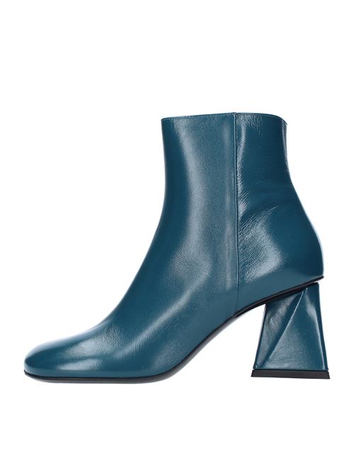 Leather ankle boots STRATEGIA | A5263BLU OTTANIO