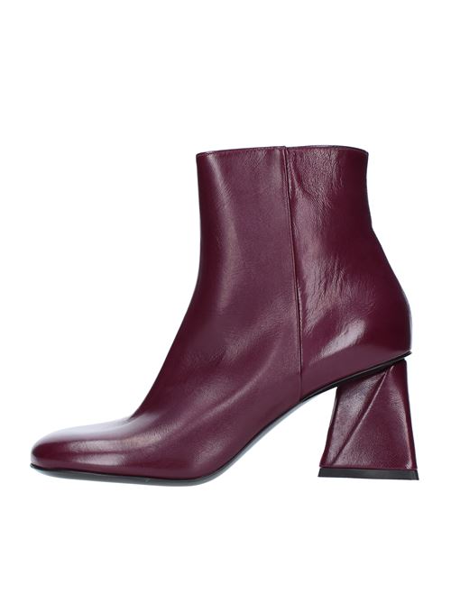 Leather ankle boots STRATEGIA | A5263VIOLA PRUGNA