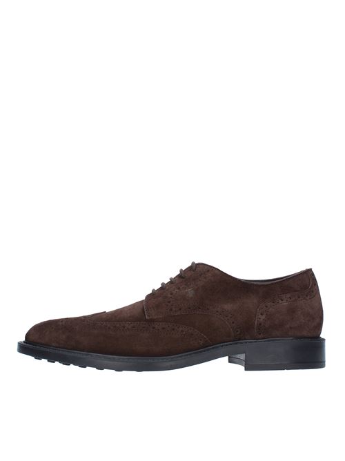 Suede lace-ups TOD'S | XXM45A00C10RE0S800MARRONE T.MORO