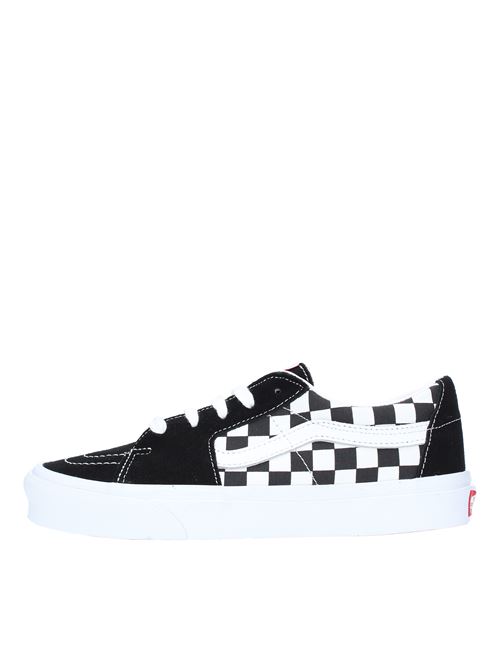 Leather and fabric sneakers VANS | VN0A4UUK4W71NERO
