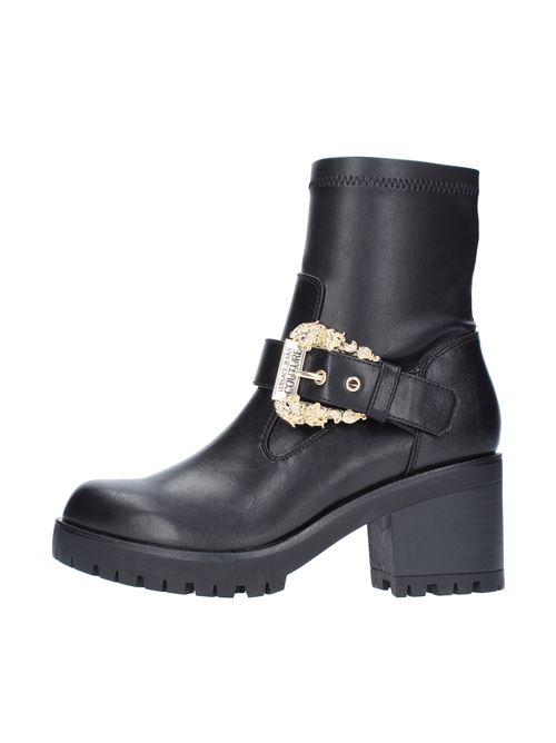 Eco-leather ankle boots VERSACE JEANS COUTURE | 71VA3S92NERO