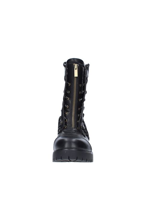 Eco-leather ankle boots VERSACE JEANS COUTURE | 71VA3S93NERO