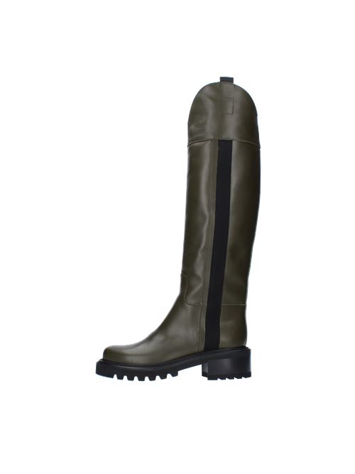 Leather boots VIA ROMA 15 | 3767VVERDE OLIVA