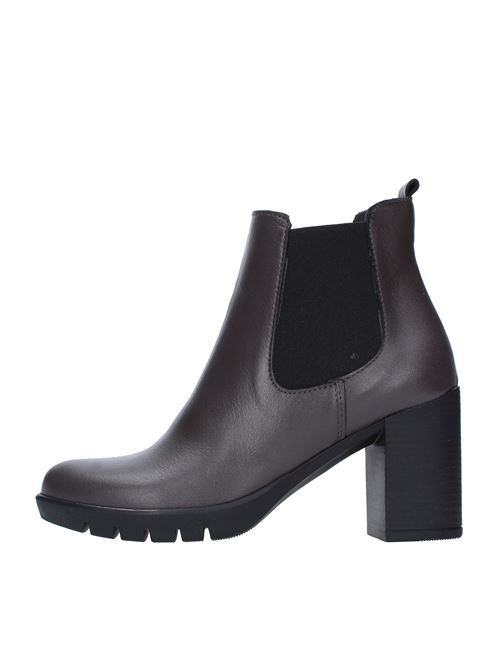 Leather ankle boots VINCENT VEGA | 5502GRIGIOGRIGIO