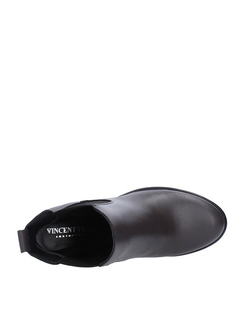 Leather ankle boots VINCENT VEGA | 5502GRIGIOGRIGIO