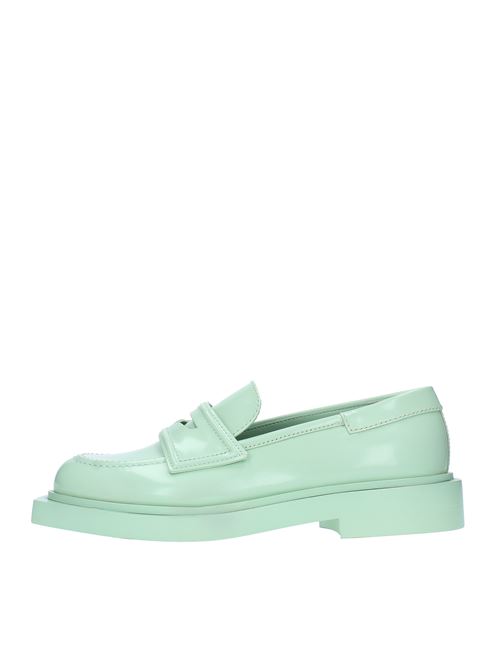 Moccasins 3JUIN article 322WH001 VIOLA/W 020 LEE ROYAL in leather 3JUIN | 322WH001.C.053540TIFFANY